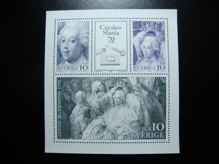 SUEDIA 1991 BLOC MNH