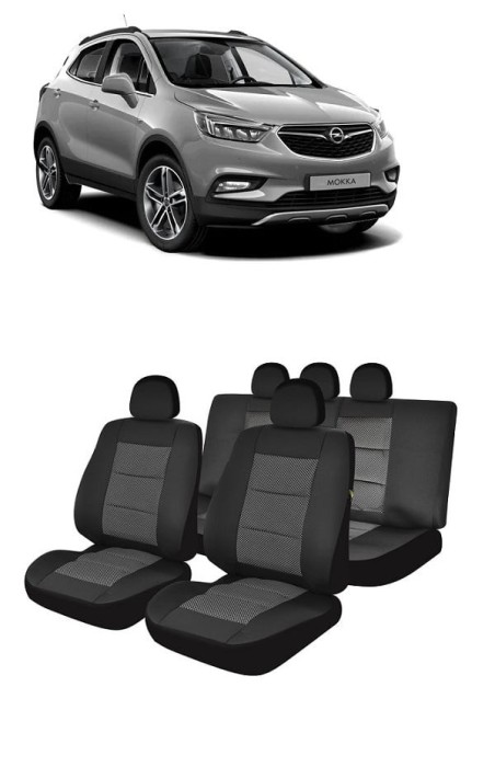 Set huse scaune compatibile Opel Mokka (2012-2018)