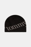 Tommy Jeans căciulă culoarea negru, AM0AM13798