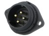 Conector circular IP68, 4 pini