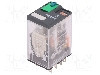 Releu electromagnetic, 24V DC, 6A, 4PDT, serie RXM, SCHNEIDER ELECTRIC - RXM4AB1BD foto