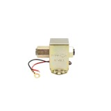 Pompa alimentare electrica universala 12V cu filtru incorporat, L=135mm, fi 8mm, pentru motorina/benzina, OEM YK-2049