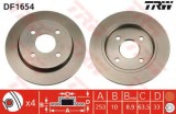 Disc frana FORD FIESTA V (JH, JD) (2001 - 2010) TRW DF1654