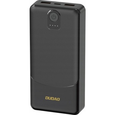 Baterie Externa Dudao K10Pro, 20000mAh, 12W, 2 x USB-A, Neagra foto