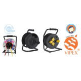 Vipex 43013 Prelungitor ruleta IP44 3&times;2,5/20m/H07RN-F (cu sistem anti-rasucire)