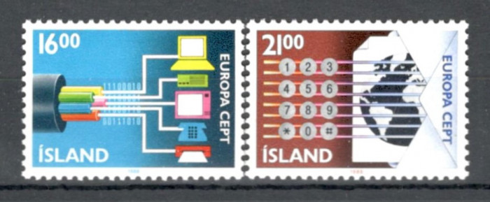 Islanda.1988 EUROPA-Transport si comunicatii SE.726