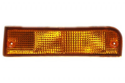 Lampa semnalizare fata Toyota Hilux/4-Runner (N50) 08.1992-1995/Hilux (N60) 11.1995-, Stanga, omologare SAE, in bara de protectie, portocaliu, cu sup foto