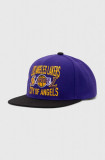 Mitchell&amp;Ness sapca NBA LOS ANGELES LAKERS culoarea violet, cu imprimeu