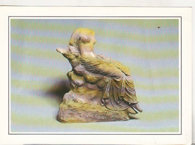 bnk cp Constanta - Muzeul de arheologie - Statueta de tip Tanagra - necirculata foto