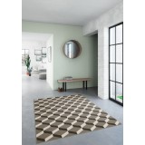 Covor Model Fiji 27209-975, Marime 80 x 150 cm, Gri, Inaltime Fir 7 mm, Antialergic, Polipropilena, Living, Dormitor, Sufragerie, Birou