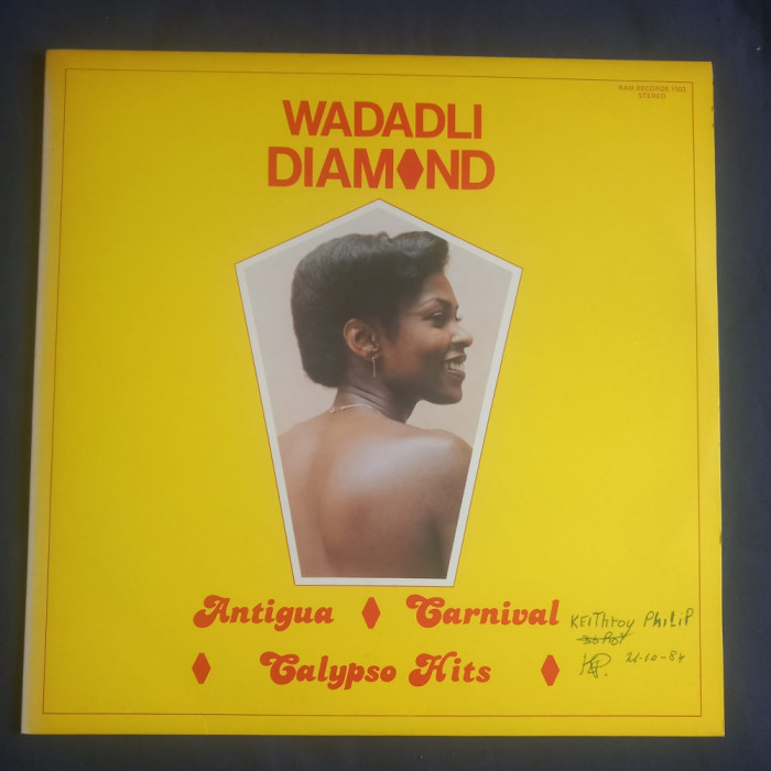 LP : various - Wadadli Diamond _ RAM, Canada, 1981 _ NM / VG+