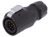 Conector Circular Mufă 16mm 8-PIN Aurit 5A