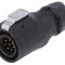 Conector Circular Mufă 16mm 8-PIN Aurit 5A
