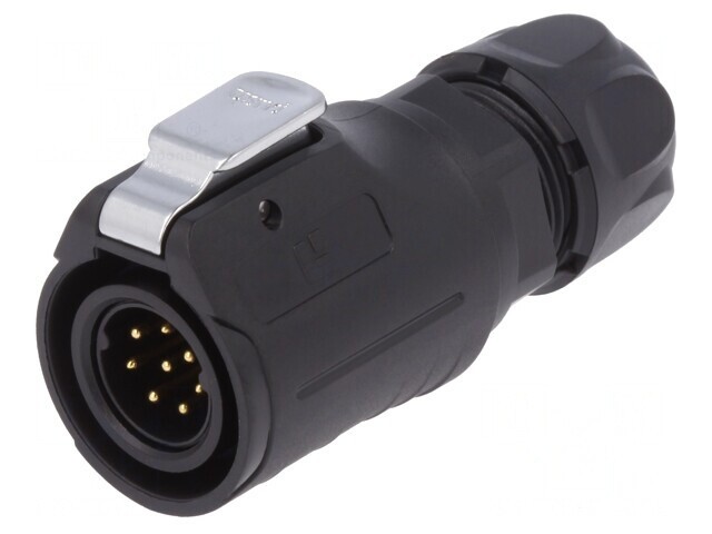 Conector Circular Mufă 16mm 8-PIN Aurit 5A