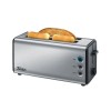 Prajitor Paine Inox Zilan 4 Felii, 1400W, 6 Nivele Rumenire, Oprire Automata, Tava Firimituri, Suport Chifle
