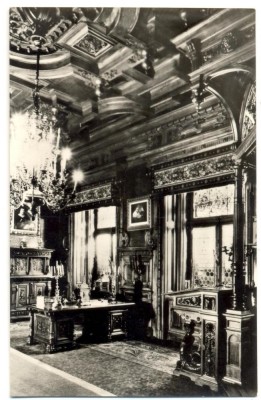 AD 1124 C. P. VECHE -SINAIA -MUZEUL PELES -CAMERA DE LUCRU foto