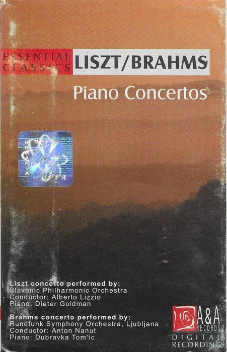 Caseta Liszt &amp; Brahms - Piano Concertos, originala