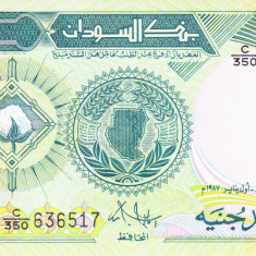 Bancnota Sudan 1 Pound 1987 - P39 UNC