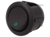 Comutator LED Verde ON-OFF 20A 14VDC
