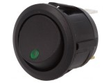 Comutator LED Verde ON-OFF 20A 14VDC