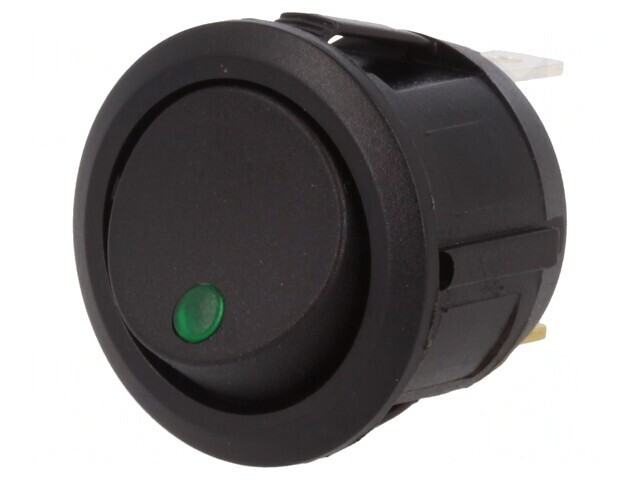 Comutator LED Verde ON-OFF 20A 14VDC