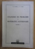 Culegere de probleme de matematici superioare, vol. 1-2 N. M. Gunther, R.O. Cuzmin