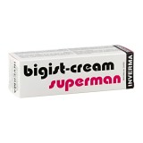 Cremă INVERMA Bigist Cream Superman, susține mărirea penisului și stimularea erecției, 18 ml