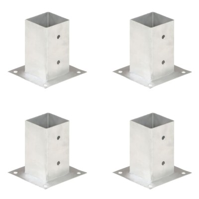 vidaXL Suporți st&amp;acirc;lp, 4 buc., metal galvanizat, 81 mm foto
