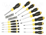 Kit şurubelniţe 34 buc STANLEY