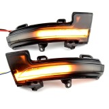Set 2 semnalizari dinamice, progresive pentru oglinzi, GizMondo&reg; compatibile cu : Skoda Octavia 2013-2018, Volkswagen T-Roc, T-Cross 2018-2020, fumuri