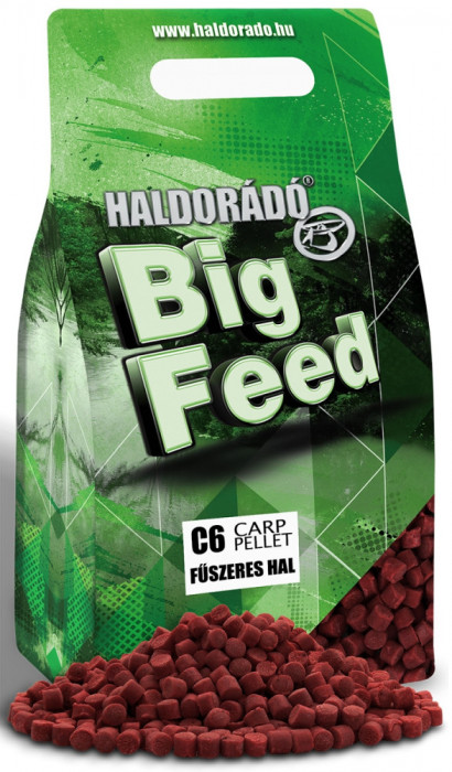 Haldorado - Pelete C6 2kg 6mm - Peste condimentat