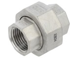 Conector dublu plat GEBO cu garnitură mamă-mamă 6330-012