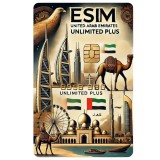 eSIM United Arab Emirates, Unlimited Plus, 30 Days