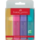 Set 4 evidentiatoare - Textliner 46 Superfluorescent Pastel | Faber-Castell, Faber Castell