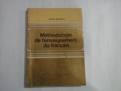 Methodologie de l&amp;#039;enseignement du francais - Maria BRAESCU foto