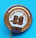 Insigna veche 1920 - 1980 AVIATIA CIVILA ROMANA