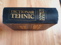 DICTIONAR TEHNIC ENGLEZ-ROMAN 1997 foto