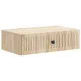 vidaXL Masă laterală montată pe perete Stejar Sonoma 59 x 34,5 x 17 cm 897977