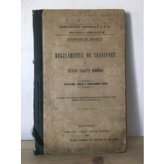 Regulamentul de Transport al Cailor Ferate Romane. Valabil de la 1 Ianuarie 1929