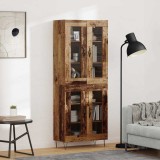 vidaXL Bufet Lemn Vechi 69,5 x 34 x 180 cm Lemn compozit 3403174