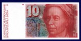 (8) BANCNOTA ELVETIA - 10 FRANCS ND (1979-1992), A 6-A EDITIE, STARE AUNC/UNC