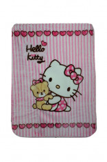 Paturica groasa Hello Kitty 100 x 90 cm Disney PHD1R, Roz foto
