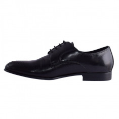 Pantofi eleganti barbati, din piele naturala, marca Eldemas, S6A98-20-01-24, negru 39 foto