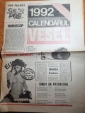 Calendarul vesel pe anul 1992