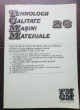 TCMM Progres tehnic 26 (Tehnologii, Calitate, Mașini, Materiale)