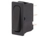 Rocker SPDT 2 ON-ON 10A/250VAC negru IP40 fără 1833