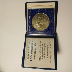 Moneda comemorativa 100 forinti Ungaria 1983 BU