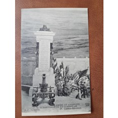 Carte postala, LChine et Amerique, reproducere Pantheon de la Guerre, 1920