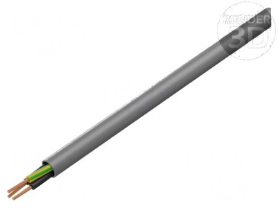 Cablu JZ-500 HMH 3G4mm2 neecranat 300V 500V gri foto