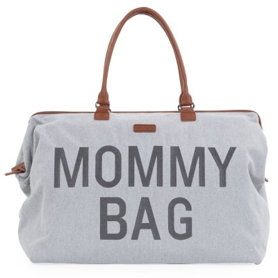 Geanta de infasat Childhome Mommy Bag Panza Oxford Gri foto